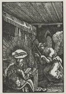 Albrecht Altdorfer Gallery: The Fall and Redemption of Man: The Annunciation, c. 1513. Creator: Albrecht Altdorfer (German, c)