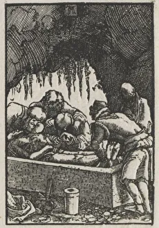 Albrecht Altdorfer German Prints: The Fall and Redemption of Man: Burial of Christ
