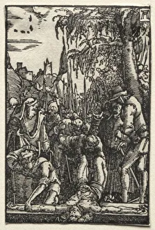 Albrecht Altdorfer German Prints: The Fall and Redemption of Man: Christ Nailed to the Cross