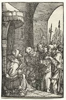 Albrecht Altdorfer Gallery: The Fall and Redemption of Man: Christ before Pilate, c. 1515. Creator: Albrecht Altdorfer (German)