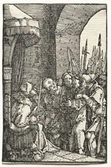 Albrecht Altdorfer German Prints: The Fall and Redemption of Man: Christ before Pilate