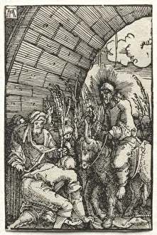 The Fall and Redemption of Man: The Entry into Jerusalem, c. 1515. Creator: Albrecht Altdorfer
