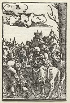 Albrecht Altdorfer Gallery: The Fall and Redemption of Man: The Flight into Egypt, c. 1515. Creator: Albrecht Altdorfer