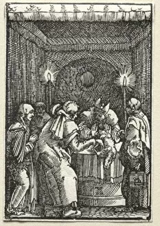 Albrecht Altdorfer Gallery: The Fall and Redemption of Man: Joachims Offering Rejected by the High Priest, c