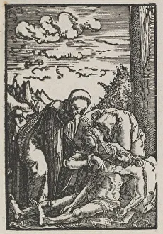 Albrecht Altdorfer Gallery: The Fall and Redemption of Man: The Lamentation beneath the Cross, c. 1515. Creator