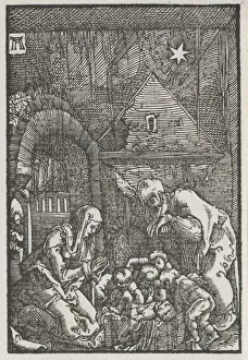 Albrecht Altdorfer German Prints: The Fall and Redemption of Man: The Nativity
