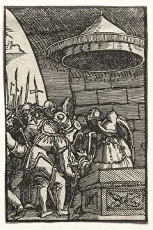 The Fall and Redemption of Man: Pilate Washing His Hands, c. 1515. Creator: Albrecht Altdorfer