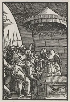 Albrecht Altdorfer German Prints: The Fall and Redemption of Man: Pilate Washing his Hands