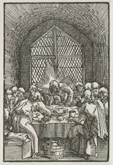 Albrecht Altdorfer Gallery: The Fall and Redemption of Man: The Last Supper, c. 1515. Creator: Albrecht Altdorfer (German, c)