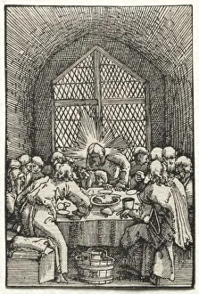 The Fall and Redemption of Man: The Last Supper, c. 1515. Creator: Albrecht Altdorfer (German, c