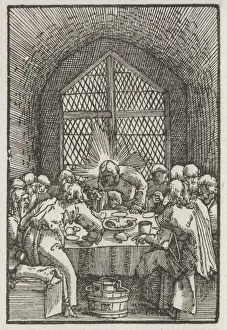 Albrecht Altdorfer German Prints: The Fall and Redemption of Man: The Last Supper