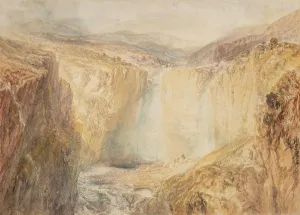 Turner Joseph Mallord William Prints: Fall of the Tees, Yorkshire, 1825-1826. Creator: JMW Turner