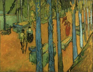 Falling leaves (Les Alyscamps), 1888