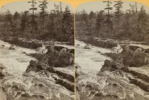 Down through the Falls, 1889. Creator: Henry Hamilton Bennett Down through the Falls, 1889. Creator: Henry Hamilton Bennett