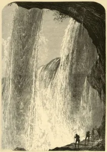 Frederick William Prints: Under the Falls, Canada Side, 1872. Creator: Frederick William Quartley