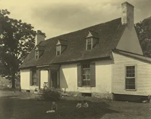 Dormer Window Prints: Falls cottage gen. exterior, between 1925 and 1929. Creator: Frances Benjamin Johnston