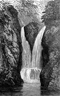 Falls Prints: The Falls, Golspie Burn, 1872. Creator: Unknown