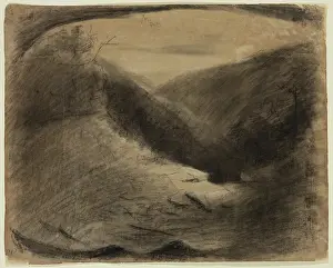 Ominous Prints: Falls of the Kaaterskill, 1825 or 1826. Creator: Thomas Cole