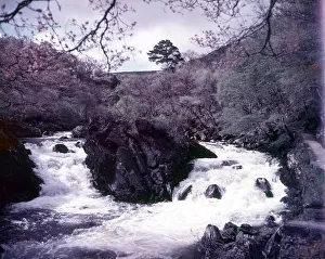 Trossachs Prints: Falls of Leny, Trossachs, Scotland, c1955. Creator: Arthur Charles Kirby Ware