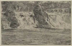 1815 1905 Prints: Falls of the Rhine at Schaffhausen (Rheinfall von Schaffhausen)