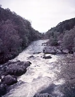 Wester Ross Prints: Falls on the River Gruinard, near Gruinard Bay