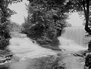 Massachusetts United States Prints: Falls at upper lake, South Hadley, Mass. c1908. Creator: Unknown