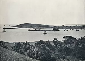 Falmouth - General View, from Pendennis, 1895