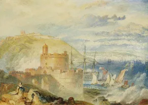 Dockside Prints: Falmouth Harbor, c1825. Creator: JMW Turner