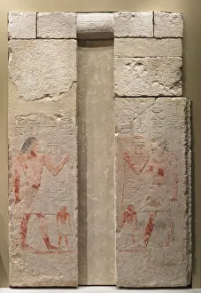 False Door of Nykara, 2408-2341 BC. Creator: Unknown False Door of Nykara, 2408-2341 BC. Creator: Unknown
