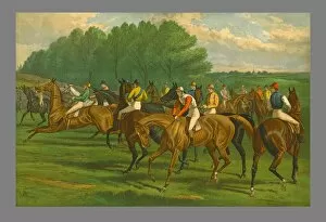A False Start - Derby, 1883. Creator: John Sturgess