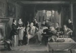 Gathering Prints: Falstaff and his Friends (The Merry Wives of Windsor), c1870. Artist: W Greatbatch