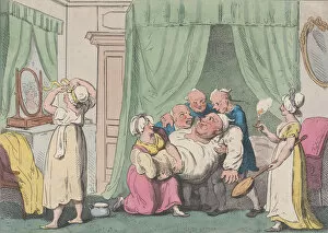 Ackermann Rudolph Gallery: Falstaffs Wedding Night, October 1807. October 1807. Creator: Nicolaus Heideloff