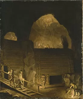 Pehr 1732 1816 Collection: Falun Copper Mine, ca 1784