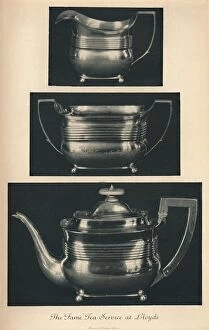 Charles Wright Collection: The Fame Tea Service at Lloyd s, c1804, (1928)