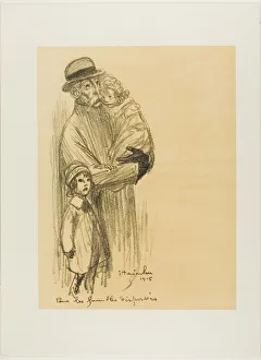 For Families That Are Separated, 1915. Creator: Theophile Alexandre Steinlen