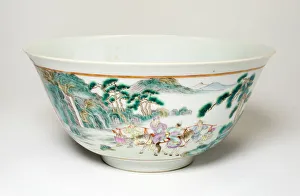 Famille-Rose Bowl, Qing dynasty (1644-1911), 19th century. Creator: Unknown Famille-Rose Bowl, Qing dynasty (1644-1911), 19th century. Creator: Unknown