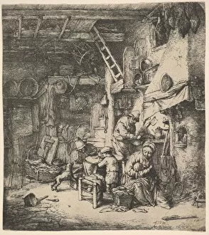 Adrian Ostade Collection: The Family, 1647. Creator: Adriaen van Ostade