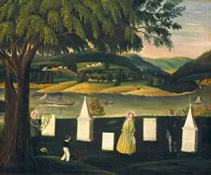 Images Dated 6th April 2021: Family Burying Ground, c. 1840. Creator: Unknown