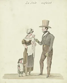 Van Loo Prints: Family group, 1811-1873. Creator: Pieter van Loo
