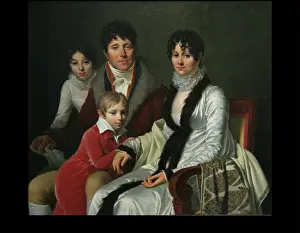 Affectionate Prints: Family Group, 1812. Creator: Louis Andre Gabriel Bouchet