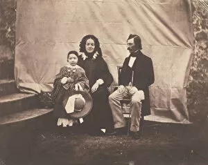 Charles Nègre Collection: [Family Group], 1854. Creator: Charles Negre