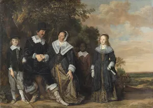 Hals Frans Prints: Family Group in a Landscape, 1645. Creator: Frans Hals