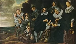 Hals Gallery: A Family Group in a Landscape, 1647-50. Artist: Frans Hals