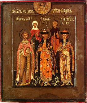 Time Of Troubles Prints: Family icon of the Tsar Boris Godunov