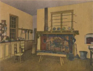 Capitol Souvenir Prints: The Family Kitchen, 1946