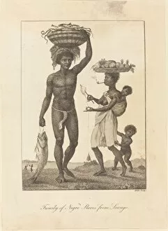 William Blake Gallery: Family of Negro Slaves from Loango, 1793. Creator: William Blake