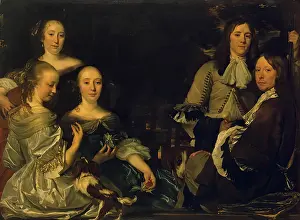 Aelst Van Der Bartholomeus Prints: Family Portrait, 1660. Creator: Bartholomeus van der Helst