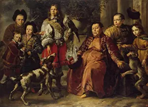 Crimea Ukraine Prints: Family Portrait, 1664. Creator: Daniel Schultz
