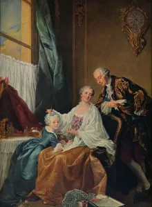 Intimacy Prints: Family Portrait, 1756. Artist: Francois Hubert Drouais