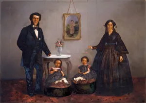 Family Portrait, ca. 1855. Creators: W. Penny, WL Germon